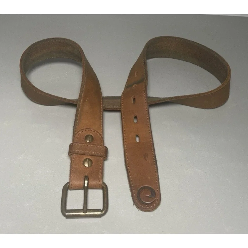 Men's‎ Brown Leather Belt Size 36